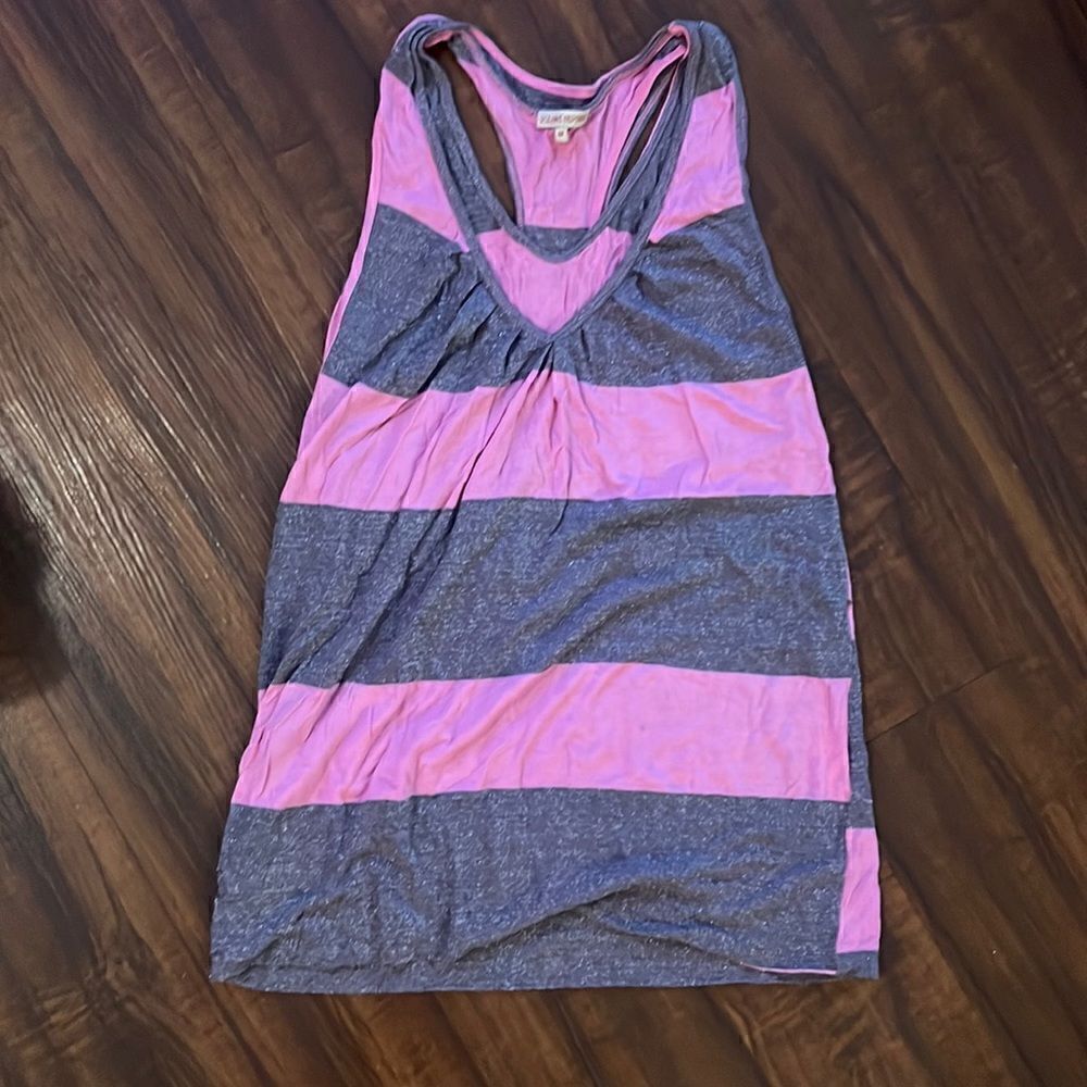 Pink & Purple Sparkle Racerback Tank LIKE NEW - Size Medium